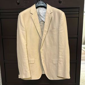 Bonobos Linen Cotton Cream Blazer/Sportscoat